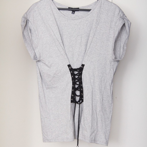 Lea & Viola Lace-Up Tee - Picture 3 of 5